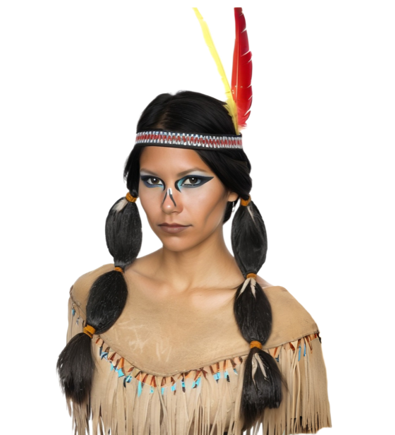 Női paróka – indiánnő