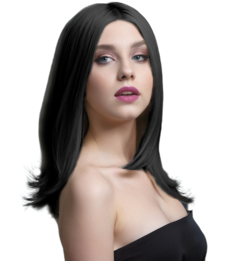 Női paróka – Clara, fekete