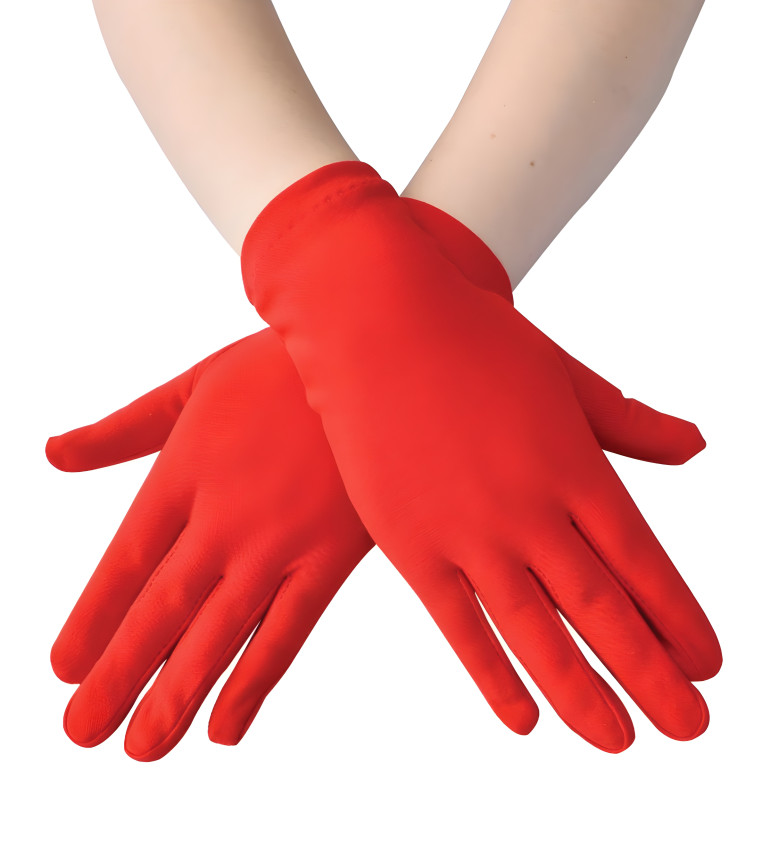 Rövid kesztyű – piros