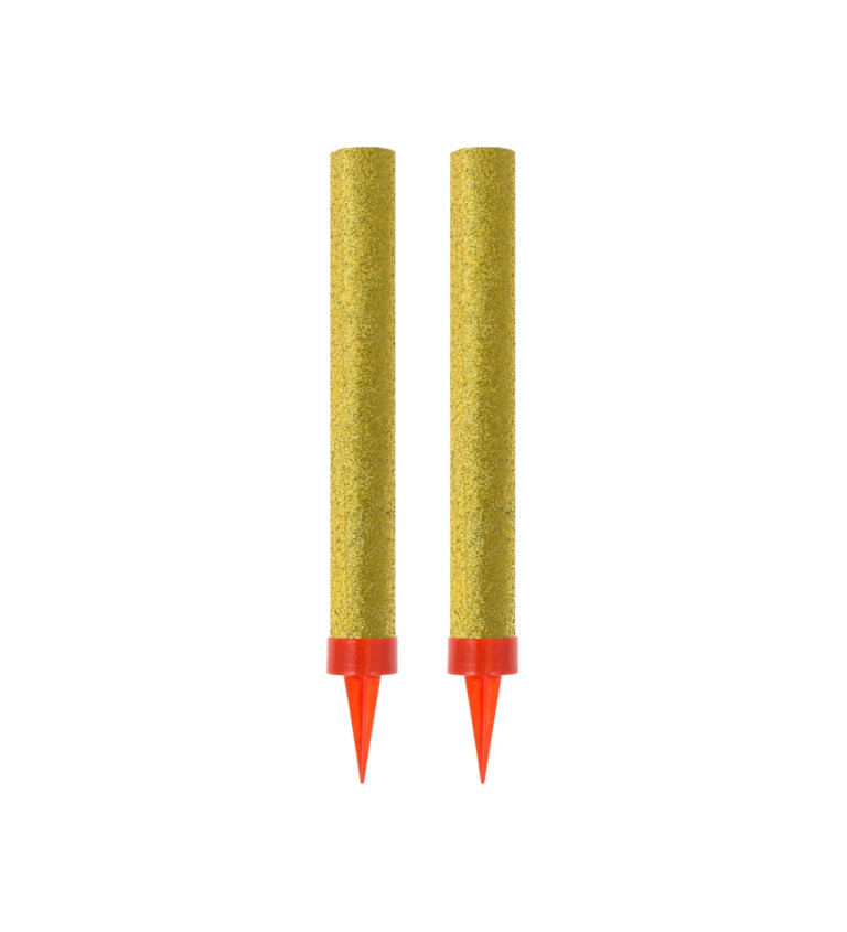 Arany tortagyertya szökőkút 12 cm – 2 db