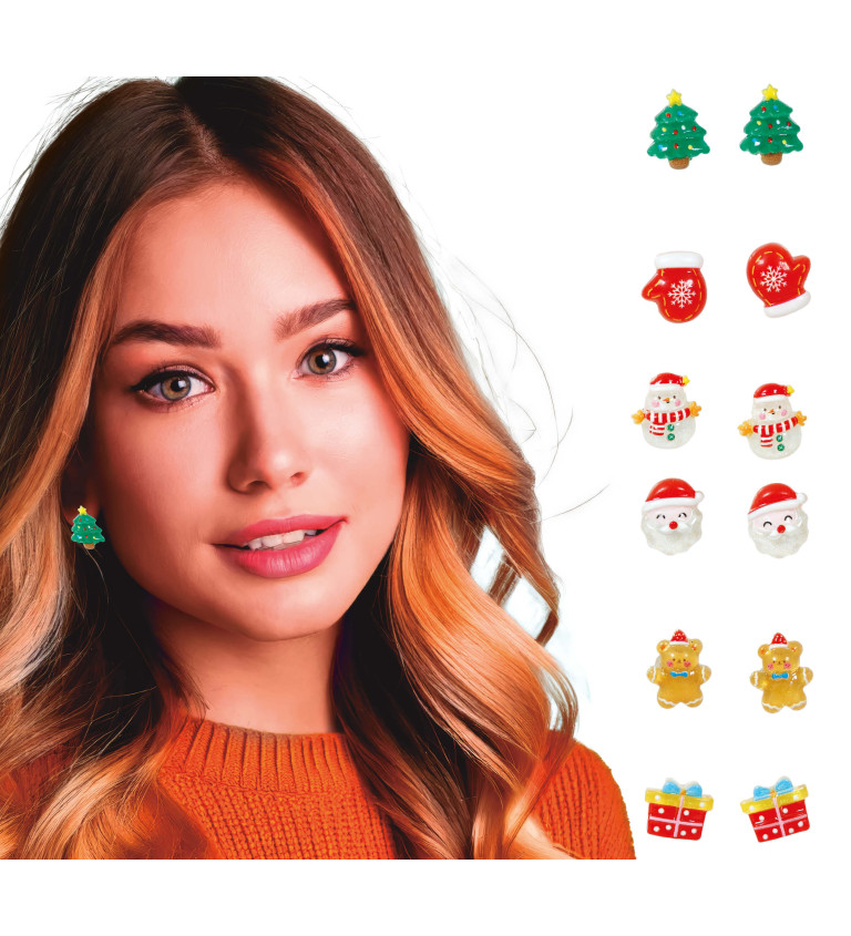 Karácsonyi mix fülbevaló szett