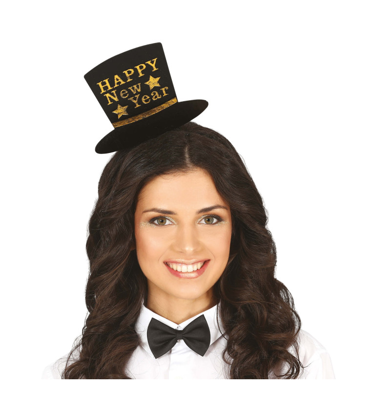 Arany „Happy New Year” fejpánt