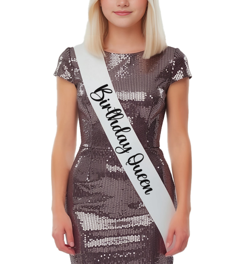 Szalag Birthday Queen