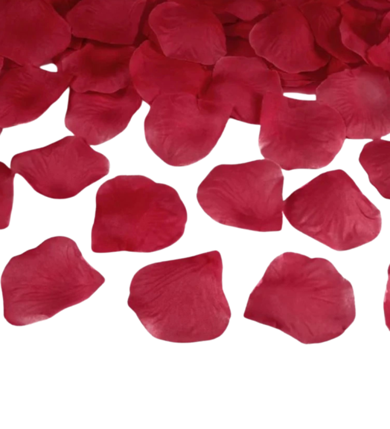 Rózsaszirmok bor színében