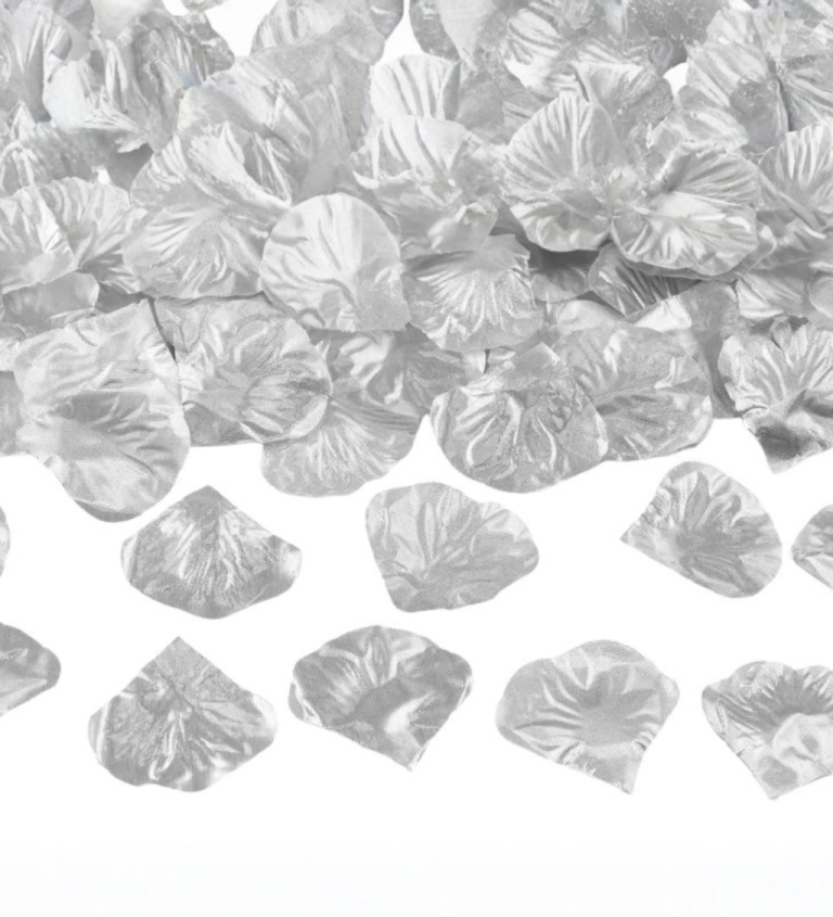 Ezüst rózsalevelek