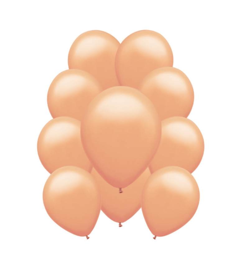 Pasztell latex léggömbök - Barack narancs