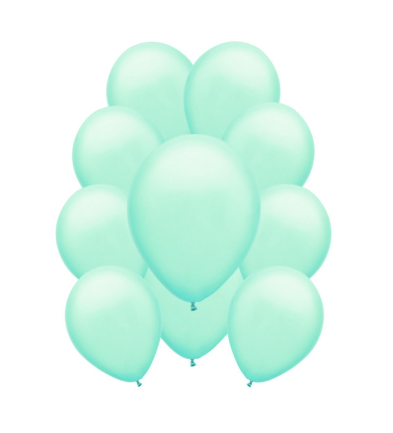 Pasztell latex léggömbök - baba zöld