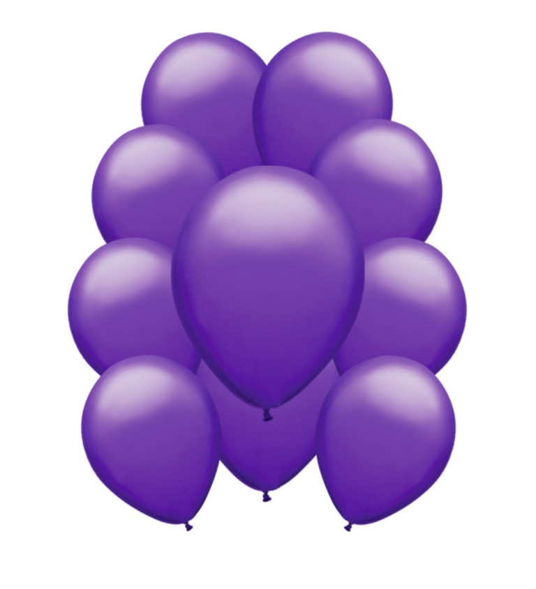 Pasztell latex léggömbök - Sötétlila