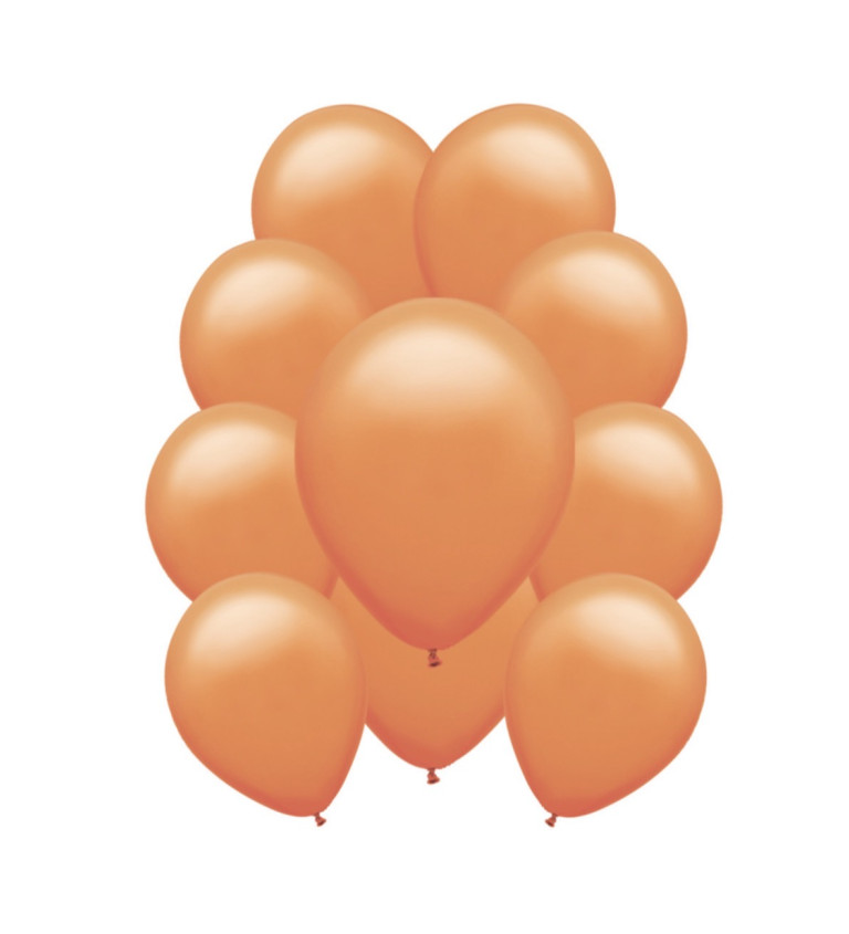 Pasztell latex léggömbök - narancs