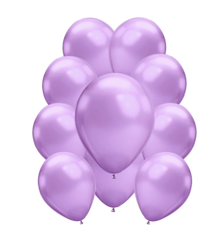 Króm latex léggömbök - babarózsaszín