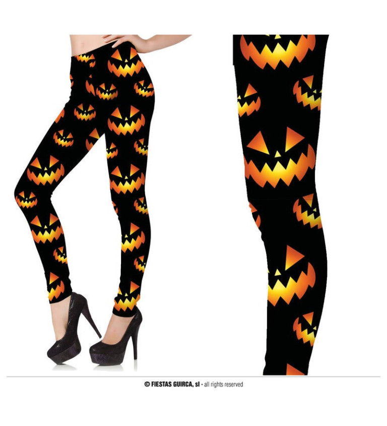 Tök mintás leggings, M méret