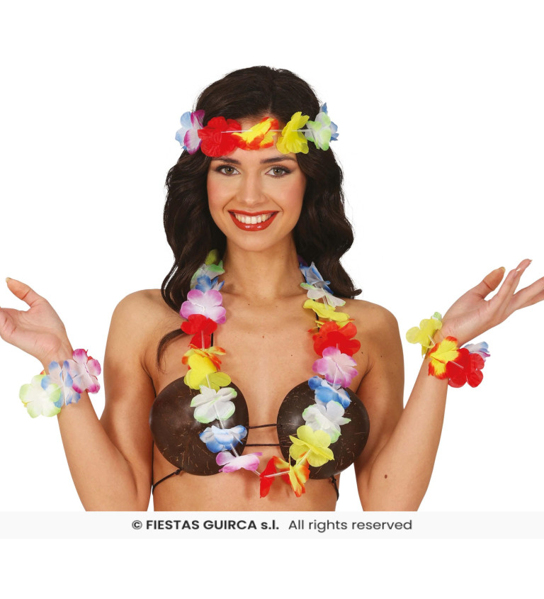 Színes hawaii szett