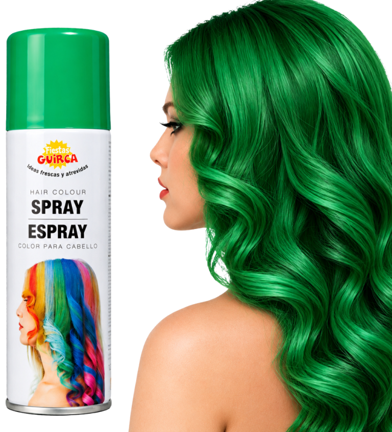 Zöld hajspray